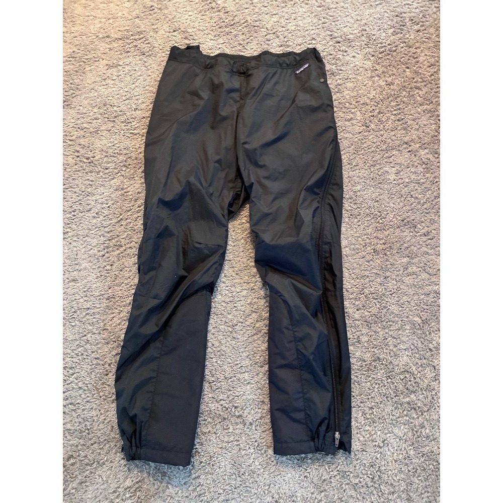Patagonia Torrentshell Rain Pants Full Side Zip Off Shell Black Mens XL